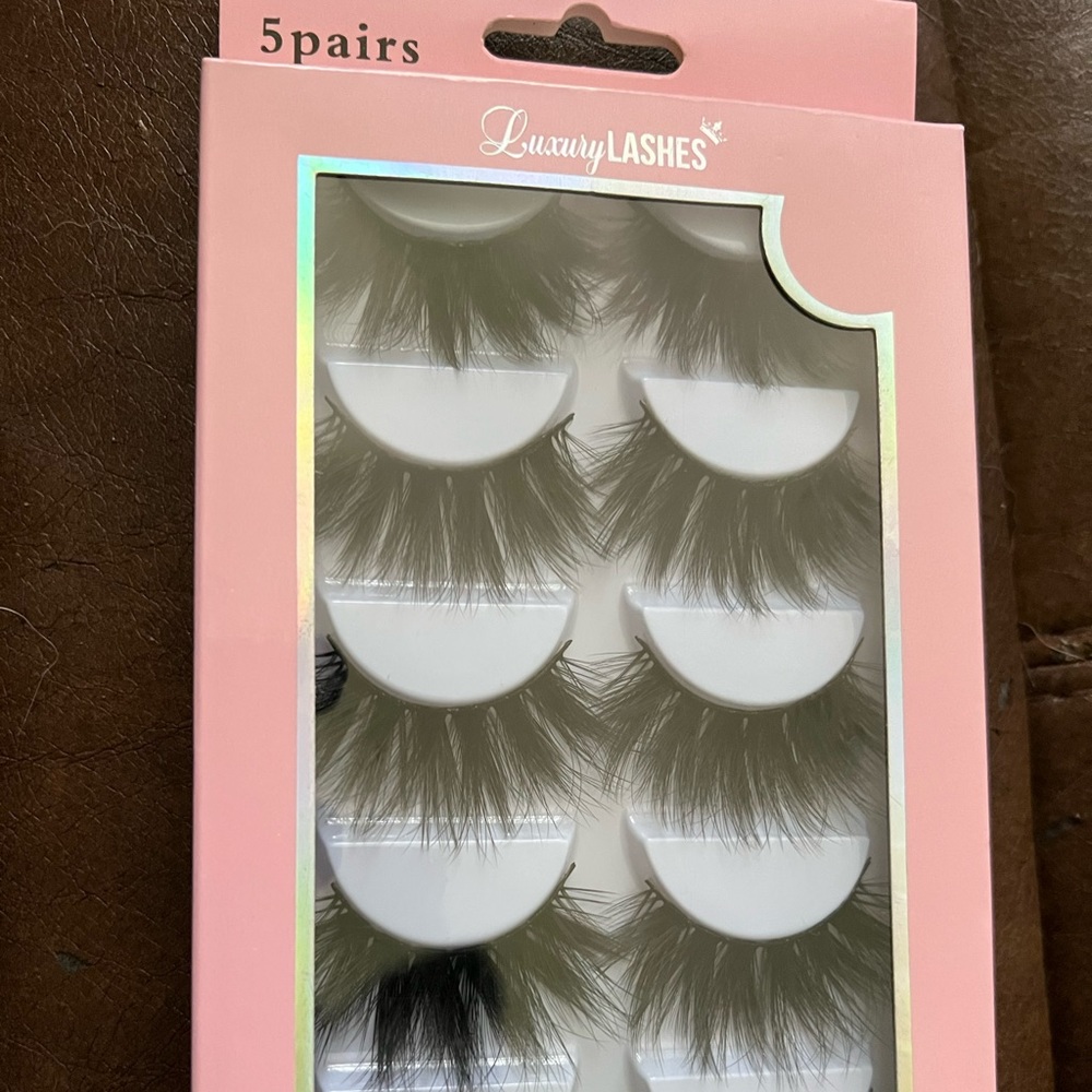 5 pair Luxury Extra Furry Eye lashes new